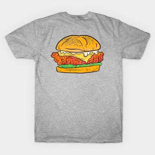 Big juicy crunchy spicy chicken sandwich T-Shirt